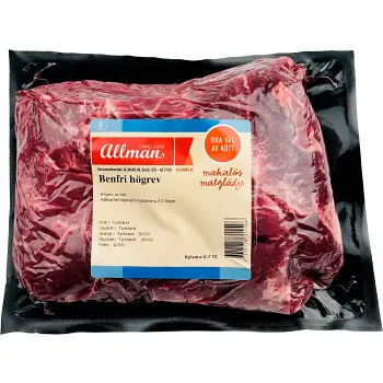 Högrev Benfri Import ca 1000g Allmans.