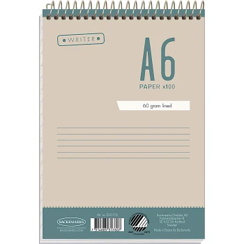 Block A6 Toppspiral 1st Writer.