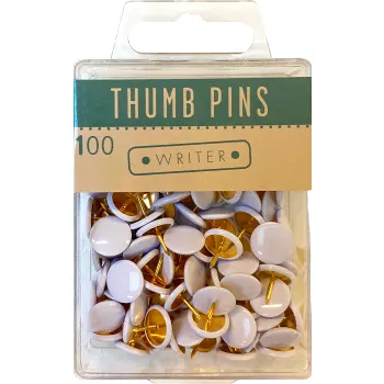 Häftstift Vit 100st Writer.