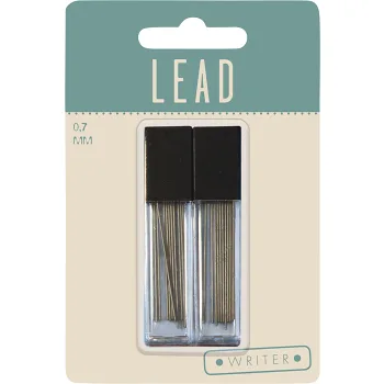 Blyertsstift 0,7mm 2st Writer.