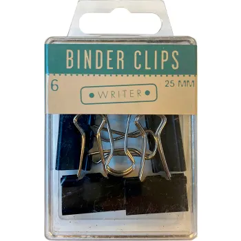 Binder Clips 6st Writer.