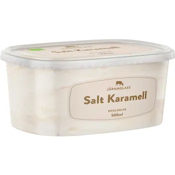 Glass Salt Karamell Eko 500ml Järnaglass.