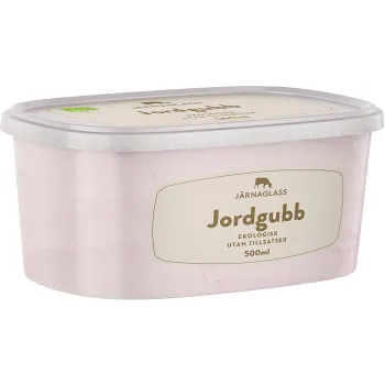 Glass Jordgubb Eko 500ml Järnaglass.