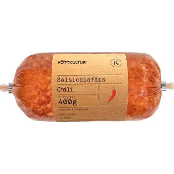 Salsicciafärs Färsk Chili 400g Köttkultur.