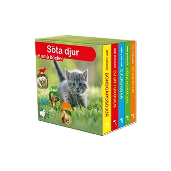 Söta djur : fem små böcker.
