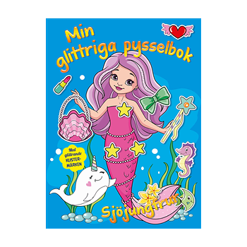 Min glittriga pysselbok. Sjöjungfrur.