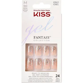 Nagellack Gel fantasy Glitter Lösnaglar 1-p Kiss.