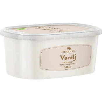 Glass Vanilj Eko 500ml Järnaglass.