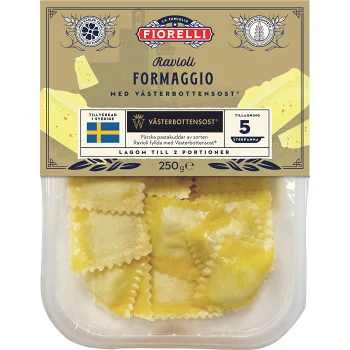 Pasta Ravioli med Västerbottensost Färsk 250g Fiorelli.