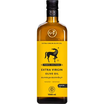 Extra Virgin Olivolja 1l Terra Delyssa.