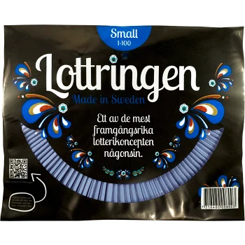 Lottring Fair-play Blandade färger 1-100 Sandö.