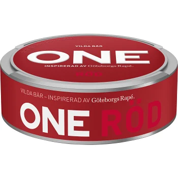 ONE Röd 20 Gram Göteborgs Rapé.