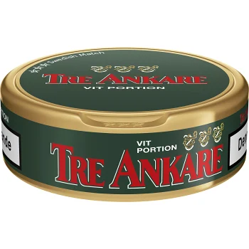 Portion White 21.6 Gram Tre ankare.