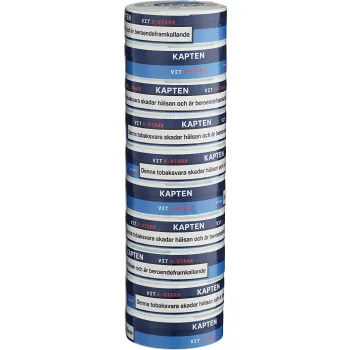 Vit X-Stark Stock Kapten.