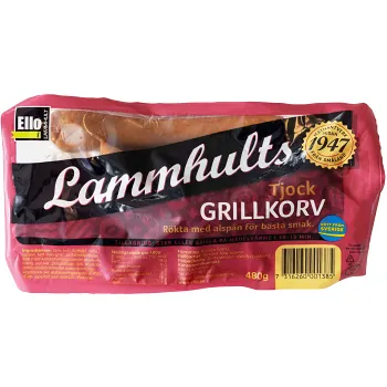 Grillkorv 480g Ello i Lammhult.