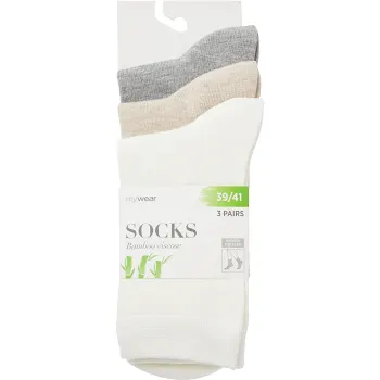 Socka 3p beige mix 39/41 mywear.