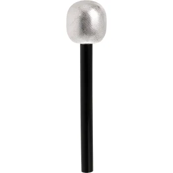 Mikrofon 27cm silvermetallic 1st Festive.