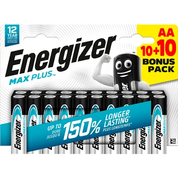 Batteri Max Plus AA 20-pack Energizer.