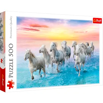 Pussel Hästar 500 bitar Trefl.