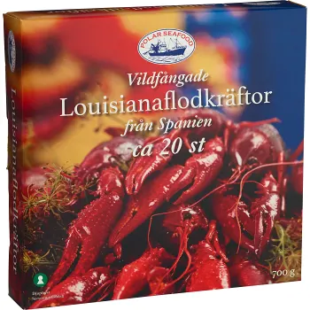 Kräftor Kokta Frysta Spanien 700g PolarSeafood.