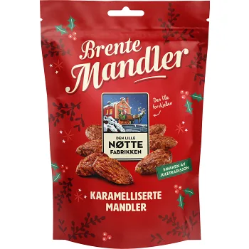 Brända Mandlar 160g Den Lille Nöttefabrikken.