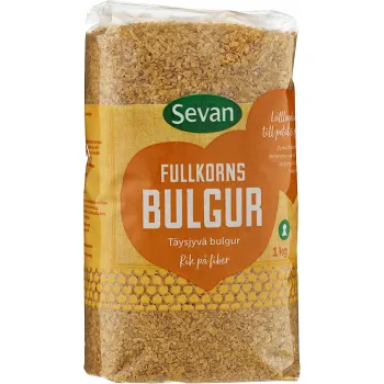 Fullkorns Bulgur 1kg Sevan.