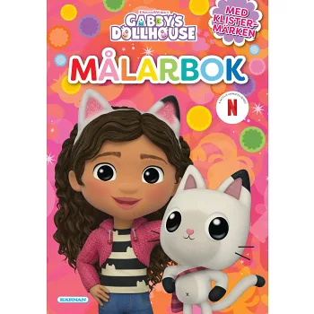 Målarbok Gabbys Dockskåp.