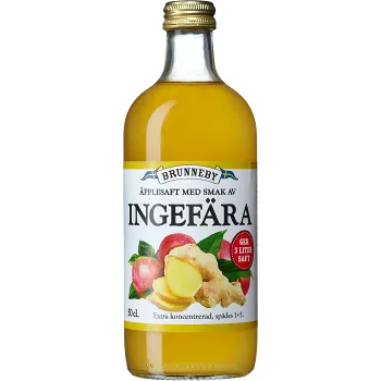 Äppelsaft Med Smak Av Ingefära 500ml Brunneby.