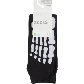 Socka Skelett 2p svart 30/34 mywear.