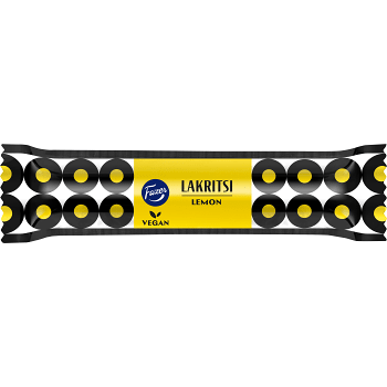 Godisstänger Lakritsi Lemon stång 20g Fazer.