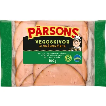 Vegoskivor Alspånsrökta 100g Pärsons.