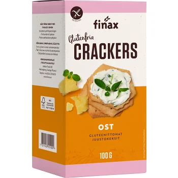 Cheese Crackers 100g Finax.