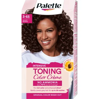 Hårtoning 3-65 Velvet Brown 1-p Palette.