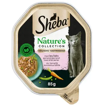 Kattmat blöt Lax 85g Sheba.