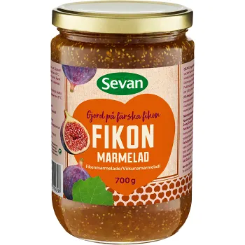 Fikonmarmelad 700g Sevan.