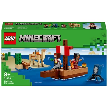 LEGO Minecraft Piratskeppsresan 21259.