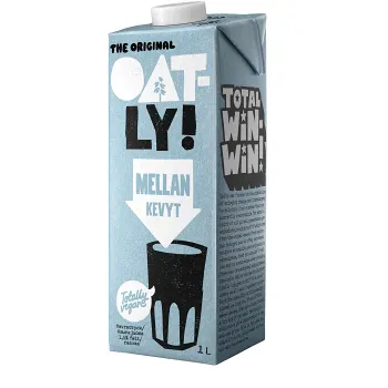 Havredryck Mellan 1,5% 1l Oatly.