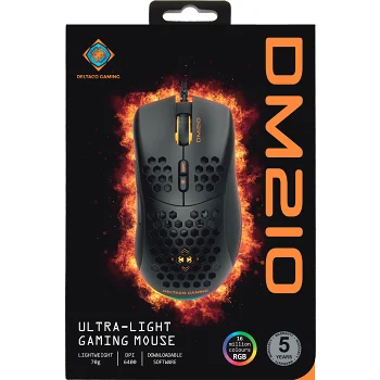 Mus Gaming RGB svart.