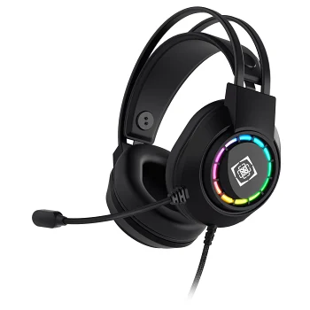 Hörlur Gaming RGB trådat.