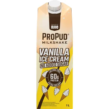 Milkshake Vanilla Ice Cream Laktosfri 1000ml ProPud.