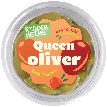 Queenoliver i Örtmarinad 460g Ridderheims.