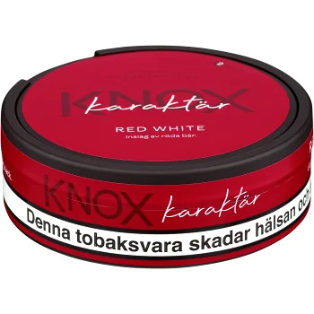Red White Portionssnus 19.2g Knox.
