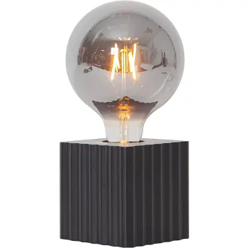 Lampfot E27 Box svart 1st Star Trading.