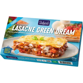 Lasagne green dream 390g Dafgårds.