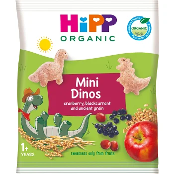 Mini Dinos 1år 30g Hipp.