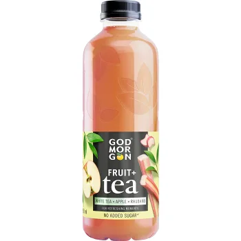 Fruktdryck Vitt te Äpple Rabarber 850ml God Morgon®.