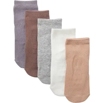 Babysocka Paris 5p Rosa Mix 0-6m ICA I love eco.