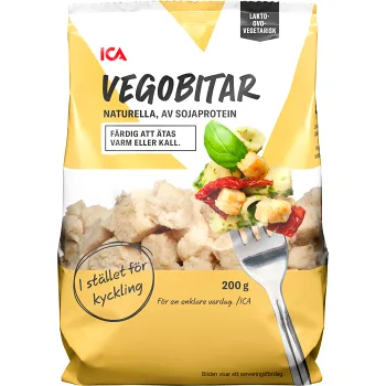 Vegobitar Färsk Naturell 200g ICA.