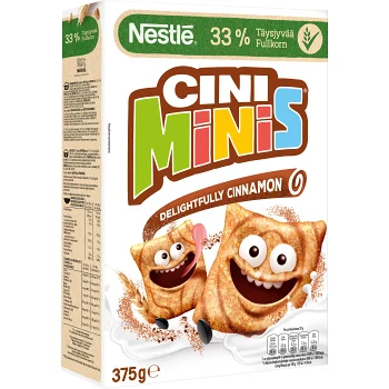 Cini Minis Crazilys Cinnamon 375g Nestle.