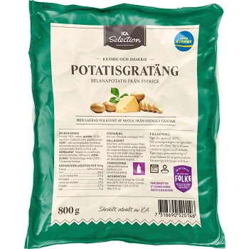 Potatisgratäng 800g ICA Selection.